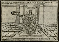 An illustration from Emblemas morales de Don Sebastian de Couarrubias Orozco ... (1610)