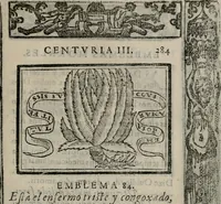An illustration from Emblemas morales de Don Sebastian de Couarrubias Orozco ... (1610)