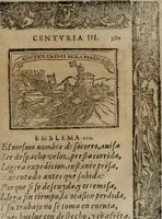 An illustration from Emblemas morales de Don Sebastian de Couarrubias Orozco ... (1610)