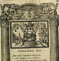 An illustration from Emblemas morales de Don Iuan de Horozco Covarruuias... (1604)