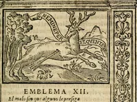 An illustration from Emblemas morales de Don Iuan de Horozco Covarruuias... (1604)