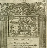 An illustration from Emblemas morales de Don Iuan de Horozco Covarruuias... (1604)