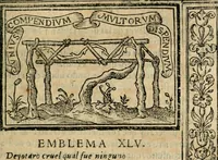 An illustration from Emblemas morales de Don Iuan de Horozco Covarruuias... (1604)