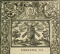 An illustration from Emblemas morales de Don Iuan de Horozco Covarruuias... (1604)