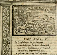 An illustration from Emblemas morales de Don Iuan de Horozco Covarruuias... (1604)