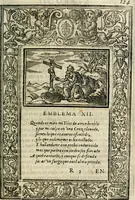 An illustration from Emblemas morales de Don Iuan de Horozco Covarruuias... (1604)