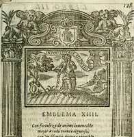 An illustration from Emblemas morales de Don Iuan de Horozco Covarruuias... (1604)