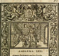 An illustration from Emblemas morales de Don Iuan de Horozco Covarruuias... (1604)