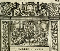 An illustration from Emblemas morales de Don Iuan de Horozco Covarruuias... (1604)