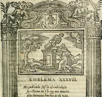 An illustration from Emblemas morales de Don Iuan de Horozco Covarruuias... (1604)