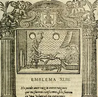 An illustration from Emblemas morales de Don Iuan de Horozco Covarruuias... (1604)