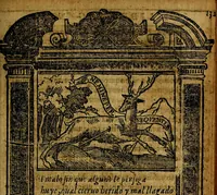 Picture 32 of 176 from Emblemas morales de Don Iuan de Horozco y Couarruuias Arcediano de Cuellar en la Santa Yglesia de Segouia. (1591), leaf 268