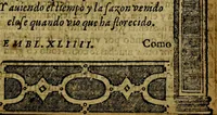 Picture 81 of 176 from Emblemas morales de Don Iuan de Horozco y Couarruuias Arcediano de Cuellar en la Santa Yglesia de Segouia. (1591), leaf 396