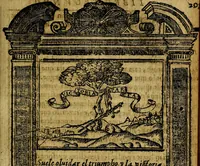 Picture 91 of 176 from Emblemas morales de Don Iuan de Horozco y Couarruuias Arcediano de Cuellar en la Santa Yglesia de Segouia. (1591), leaf 418