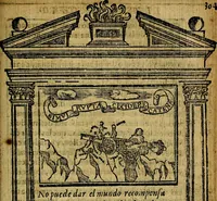 Picture 169 of 176 from Emblemas morales de Don Iuan de Horozco y Couarruuias Arcediano de Cuellar en la Santa Yglesia de Segouia. (1591), leaf 612