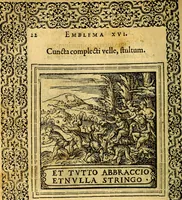 An illustration from Emblemata (1565)