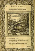 An illustration from Emblemata (1565)