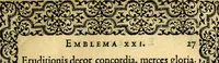 An illustration from Emblemata (1565)