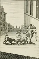 Picture 26 of 44 from Emblemata amatoria = Emblems of love = Embleme d'amore = Emblemes d'amour : in four languages, dedicated to the ladys (1683), leaf 105