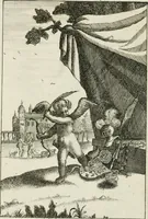 An illustration from Emblemata amatoria = Emblems of love = Embleme d'amore = Emblemes d'amour : in four languages, dedicated to the ladys (1683)
