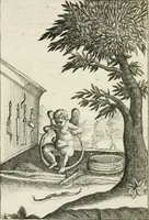 An illustration from Emblemata amatoria = Emblems of love = Embleme d'amore = Emblemes d'amour : in four languages, dedicated to the ladys (1683)