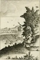 An illustration from Emblemata amatoria = Emblems of love = Embleme d'amore = Emblemes d'amour : in four languages, dedicated to the ladys (1683)