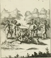 An illustration from Emblemata amatoria = Emblems of love = Embleme d'amore = Emblemes d'amour : in four languages, dedicated to the ladys (1683)