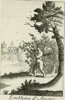 An illustration from Emblemata amatoria = Emblems of love = Embleme d'amore = Emblemes d'amour : in four languages, dedicated to the ladys (1683)
