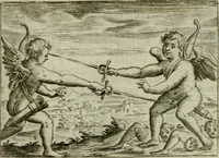 Picture 91 of 99 from Emblemata amatoria Georgii Camerarii (1627), leaf 160