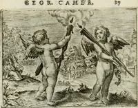 Picture 7 of 99 from Emblemata amatoria Georgii Camerarii (1627), leaf 20
