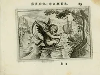 Picture 9 of 99 from Emblemata amatoria Georgii Camerarii (1627), leaf 23