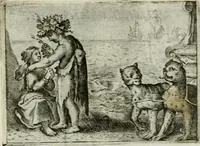 Picture 10 of 99 from Emblemata amatoria Georgii Camerarii (1627), leaf 24