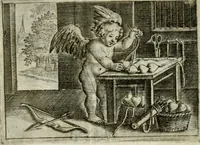 Picture 12 of 99 from Emblemata amatoria Georgii Camerarii (1627), leaf 28