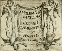 Picture 1 of 99 from Emblemata amatoria Georgii Camerarii (1627), leaf 4