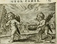 Picture 27 of 99 from Emblemata amatoria Georgii Camerarii (1627), leaf 52