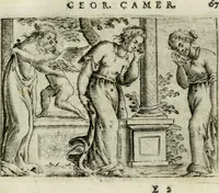 Picture 38 of 99 from Emblemata amatoria Georgii Camerarii (1627), leaf 70