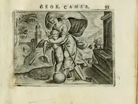 Picture 42 of 99 from Emblemata amatoria Georgii Camerarii (1627), leaf 77