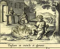 Picture 14 of 30 from Emblemata amatoria. Afbeeldinghen van minne. Emblemes d'amovr (1618), leaf 40