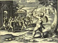An illustration from Emblemata amatoria. Afbeeldinghen van minne. Emblemes d'amovr (1618)
