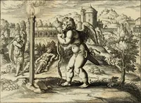 An illustration from Emblemata amatoria = Afbeeldinghen van minne = Emblemes d'amour (1618)