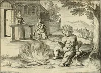 An illustration from Emblemata amatoria = Afbeeldinghen van minne = Emblemes d'amour (1618)
