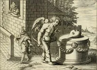 An illustration from Emblemata amatoria = Afbeeldinghen van minne = Emblemes d'amour (1618)