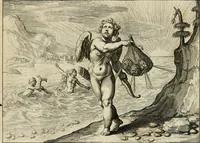 An illustration from Emblemata amatoria = Afbeeldinghen van minne = Emblemes d'amour (1618)