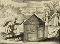 An illustration from Emblemata amatoria = Afbeeldinghen van minne = Emblemes d'amour (1618)