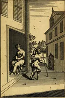Picture 25 of 47 from Emblemata amatoria : emblemes d'amour en quatre langue [i.e. langues] (1690), leaf 102