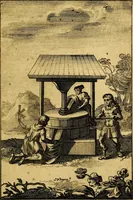 Picture 31 of 47 from Emblemata amatoria : emblemes d'amour en quatre langue [i.e. langues] (1690), leaf 130
