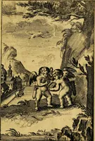 An illustration from Emblemata amatoria : emblemes d'amour en quatre langue [i.e. langues] (1690)