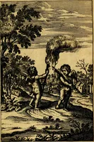 An illustration from Emblemata amatoria : emblemes d'amour en quatre langue [i.e. langues] (1690)