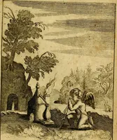 Picture 46 of 47 from Emblemata amatoria : emblemes d'amour en quatre langue [i.e. langues] (1690), leaf 184