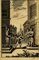 An illustration from Emblemata amatoria : emblemes d'amour en quatre langue [i.e. langues] (1690)